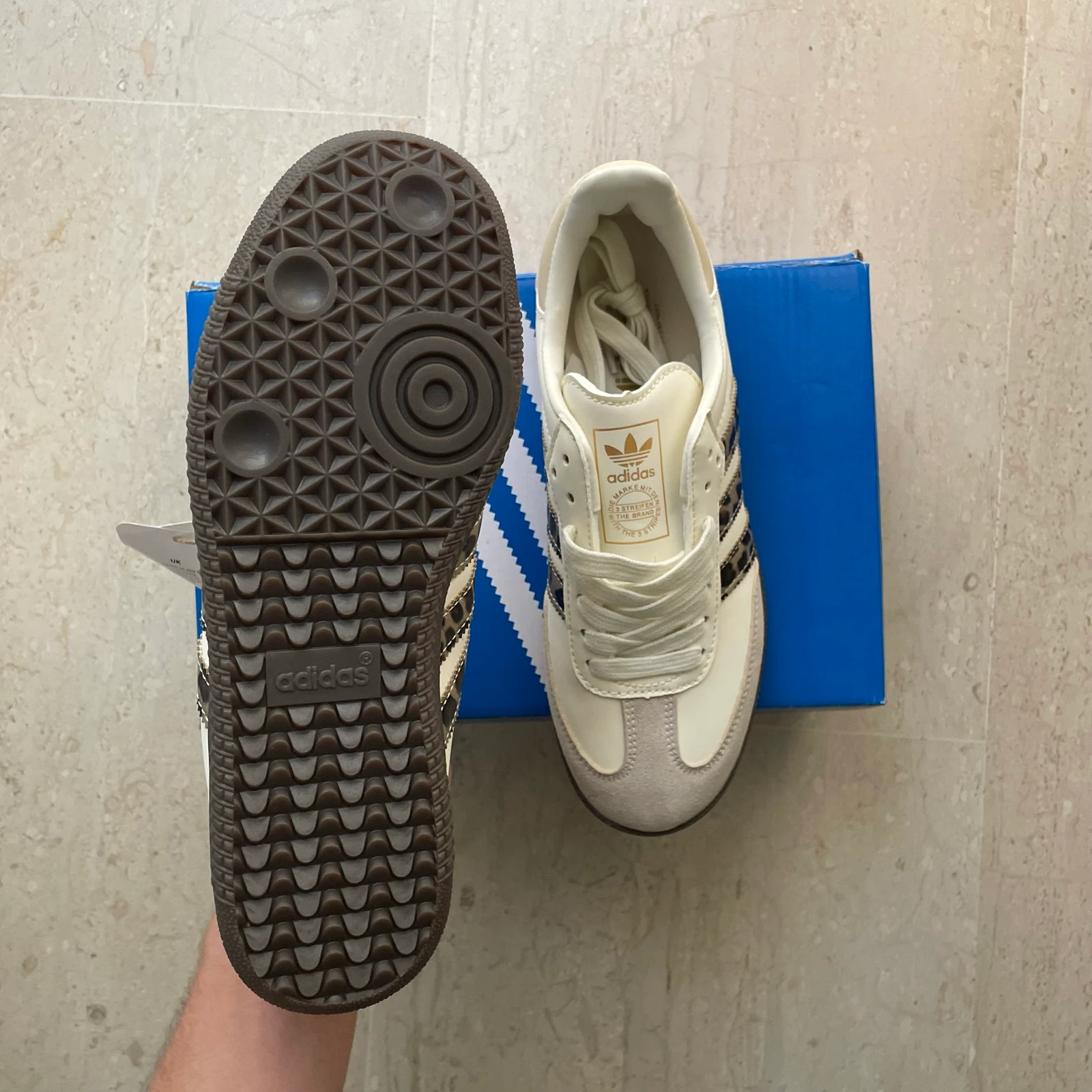 Adidas Samba OG J Leopard Beige Talla 38 – photo 4
